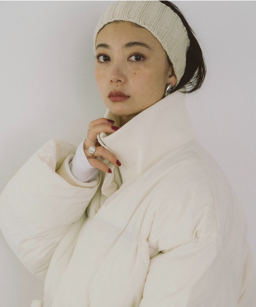 HANNE（アン）の「ワイドリブニットヘアバンド（ヘアバンド・レディース・グレー/アイボリー/ブラック・FREE）」の16枚目の写真
