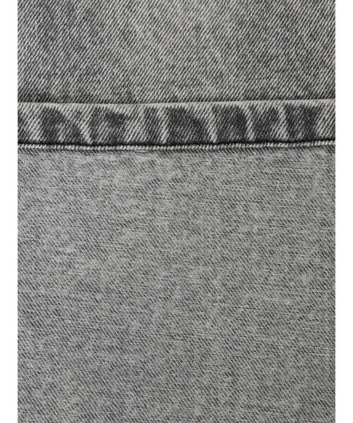 CALNAMUR（カルナムール）の「SIDE CUTTING RIBBON DENIM PT/サイドカッティングリボンデニムパンツ（デニムパンツ・レディース・ブラック/ライトブルー・SMALL/MEDIUM）」の4枚目の写真