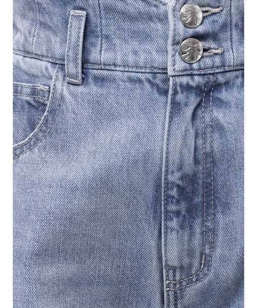 CALNAMUR（カルナムール）の「SIDE CUTTING RIBBON DENIM PT/サイドカッティングリボンデニムパンツ（デニムパンツ・レディース・ブラック/ライトブルー・SMALL/MEDIUM）」の7枚目の写真