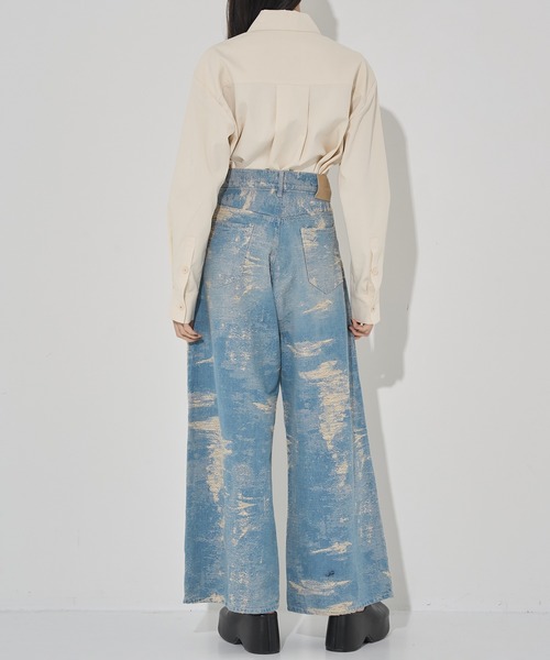 TAAKK DENIM WIDE PANTS/ワイドデニムパンツ TAAKK/ターク】WIDE DENIM PANTS（デニムパンツ）｜TAAKK