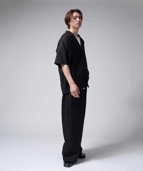 Lui's（ルイス）の「レーヨンリネンイージーパンツ（その他パンツ・メンズ・チャコールグレー/ホワイト/ブラック・S/M）」の10枚目の写真