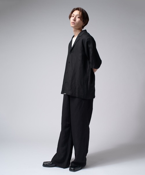 Lui's（ルイス）の「レーヨンリネンイージーパンツ（その他パンツ・メンズ・チャコールグレー/ホワイト/ブラック・S/M）」の11枚目の写真