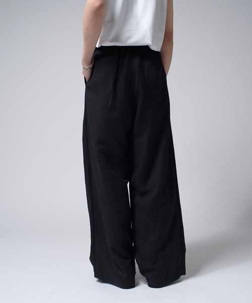 Lui's（ルイス）の「レーヨンリネンイージーパンツ（その他パンツ・メンズ・チャコールグレー/ホワイト/ブラック・S/M）」の8枚目の写真