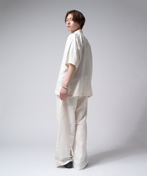 Lui's（ルイス）の「レーヨンリネンイージーパンツ（その他パンツ・メンズ・チャコールグレー/ホワイト/ブラック・S/M）」の20枚目の写真