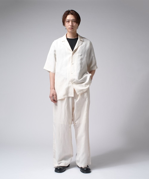 Lui's（ルイス）の「レーヨンリネンイージーパンツ（その他パンツ・メンズ・チャコールグレー/ホワイト/ブラック・S/M）」の18枚目の写真