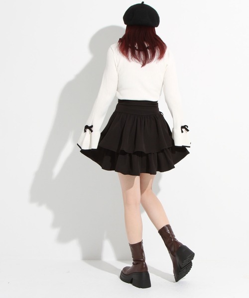 DearMyLoveRose(ディアマイラブローズ)の「厚底ストレッチフィットショートブーツ 【大きいサイズ有】(ブーツ・レディース・ブラック/ブラウン/オフホワイト・22.5cm/23cm/23.5cm/24cm/24.5cm/25cm)」の14枚目の写真