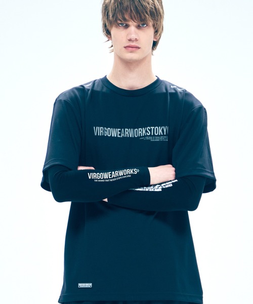 VIRGOwearworks(ヴァルゴウェアワークス)の「VGW arm cover(その他小物・メンズ・ブラック×グレー/ブラック×ホワイト・MEDIUM/LARGE)」の4枚目の写真