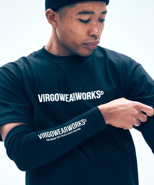 VIRGOwearworks(ヴァルゴウェアワークス)の「VGW arm cover(その他小物・メンズ・ブラック×グレー/ブラック×ホワイト・MEDIUM/LARGE)」の9枚目の写真