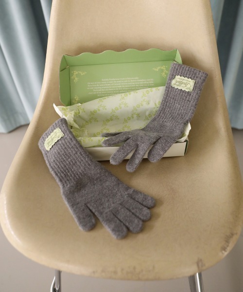 ROCKFISH WEATHERWEAR(ロックフィッシュウェザーウェア)の「FLUFFY LONG GLOVES(手袋・レディース・スカイブルー/イエロー/ネイビー/ベージュ/クリーム/グレー/ピンク/ブラウン/ライトグレー・FREE)」の15枚目の写真