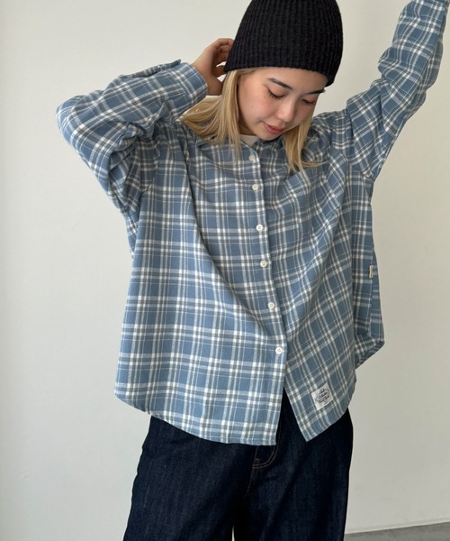 【セール】SLEEK ネルチェックシャツ（シャツ/ブラウス）｜CANAL JEAN（キャナルジーン）