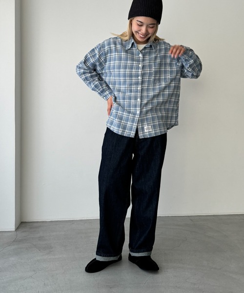 【セール】SLEEK ネルチェックシャツ（シャツ/ブラウス）｜CANAL JEAN（キャナルジーン）