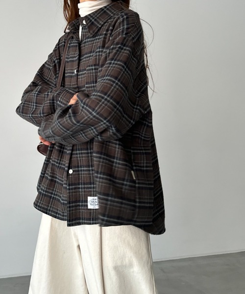 CANAL JEAN（キャナルジーン）の「SLEEK ネルチェックシャツ（シャツ