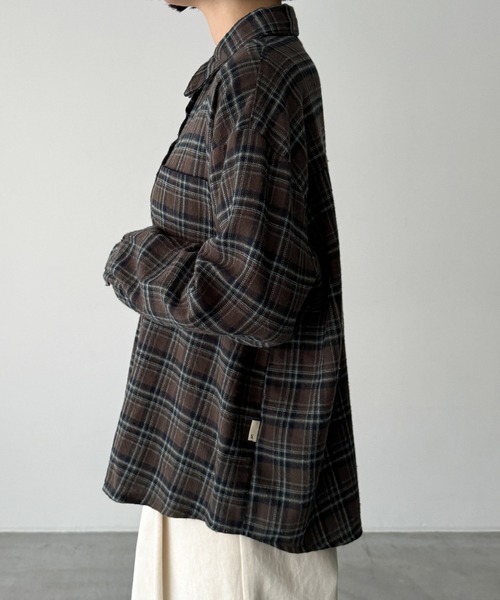 【セール】SLEEK ネルチェックシャツ（シャツ/ブラウス）｜CANAL JEAN（キャナルジーン）