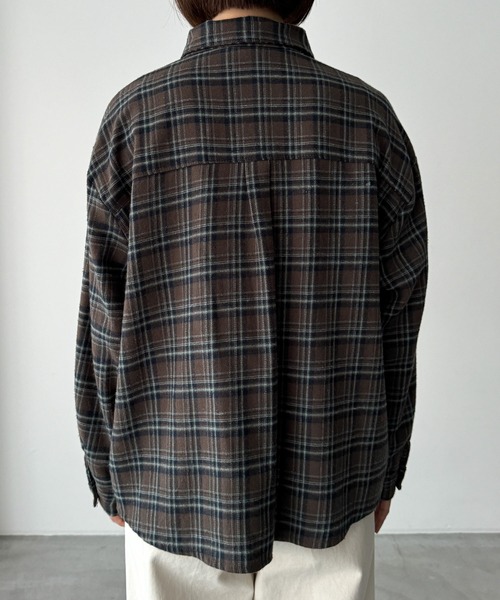 【セール】SLEEK ネルチェックシャツ（シャツ/ブラウス）｜CANAL JEAN（キャナルジーン）