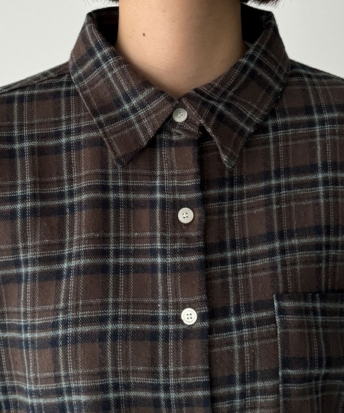 【セール】SLEEK ネルチェックシャツ（シャツ/ブラウス）｜CANAL JEAN（キャナルジーン）