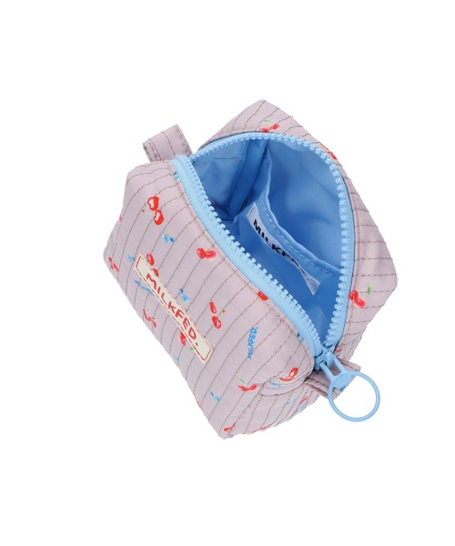 MILKFED.（ミルクフェド）の「CHERRY PATTERN POUCH（ポーチ・レディース・オフホワイト/グレー・ONE SIZE）」の7枚目の写真