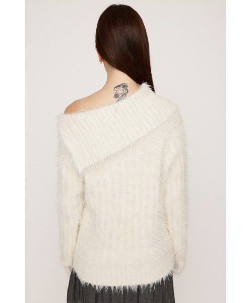 セール】【MAYWAY】SIDE BUTTON SHAGGY TUNIC サイド ボタン