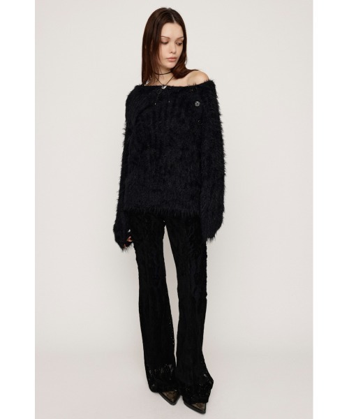 SLY（スライ）の「【MAYWAY】SIDE BUTTON SHAGGY TUNIC サイド ボタン