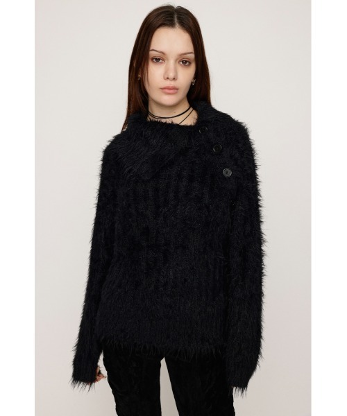 SLY（スライ）の「【MAYWAY】SIDE BUTTON SHAGGY TUNIC サイド