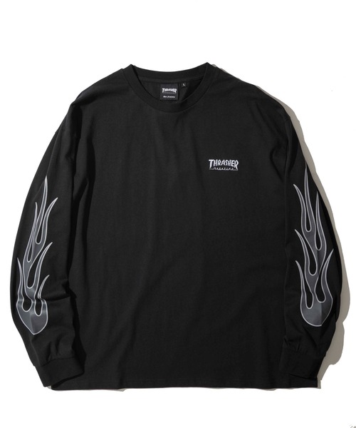 80s 90s THRASHER フレイムロゴ　ロンT USA製　L 89927820b_10012_d_500.jpg