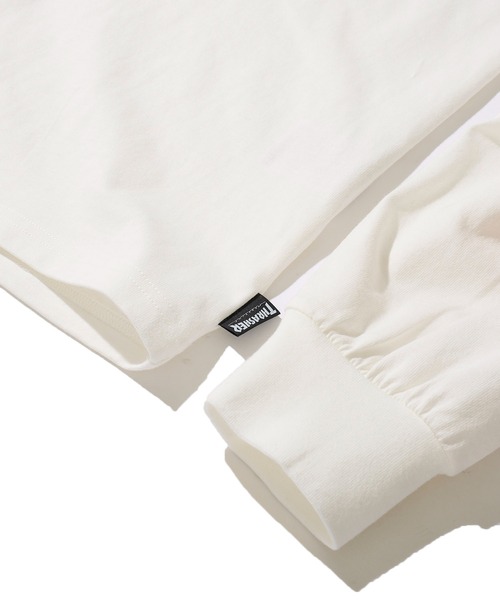 THRASHER（スラッシャー）の「【THRASHER / スラッシャー】フレイムロゴ刺繍 ロングスリーブTシャツ（Tシャツ/カットソー・メンズ・アッシュグレー/ブラック/ホワイト・MEDIUM/LARGE/X-LARGE）」の12枚目の写真