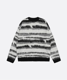 U:UME([)Abstract Mohair Stripe Sweater(jbg/Z[^[)