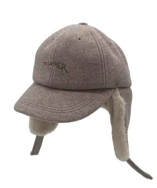 THRASHER（スラッシャー）の「THRASHER/スラッシャー キャップ FLTV FLIGHT CAP フライトキャップ 24TH-C55（キャップ・メンズ・ブラック/その他/グレー・FREE）」の6枚目の写真