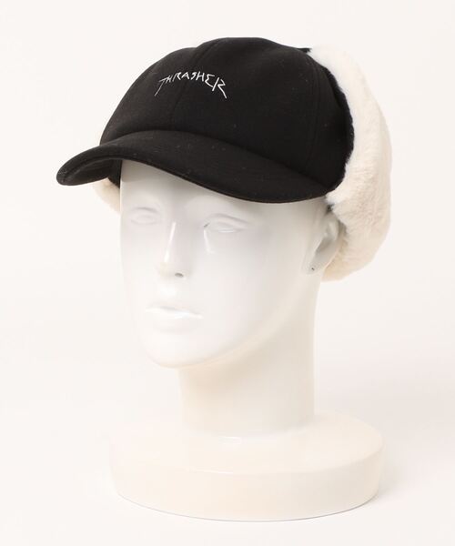 THRASHER（スラッシャー）の「THRASHER/スラッシャー キャップ FLTV FLIGHT CAP フライトキャップ 24TH-C55（キャップ・メンズ・ブラック/その他/グレー・FREE）」の12枚目の写真