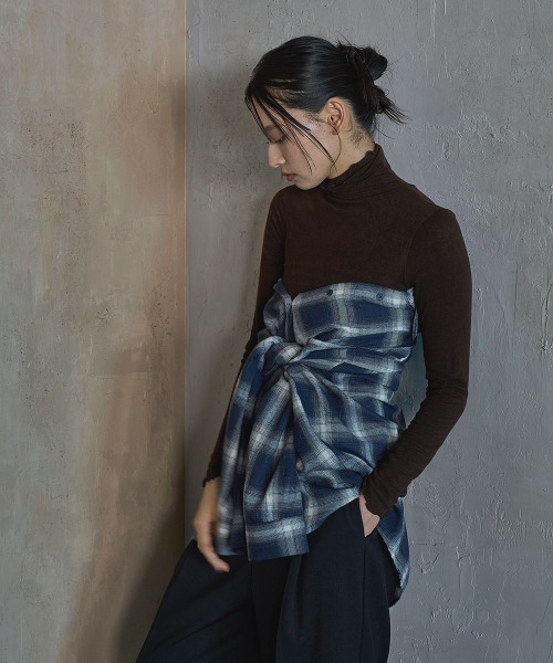 SHEER TURTLE KNIT(24AW)（ニット/セーター）｜marjour（マー