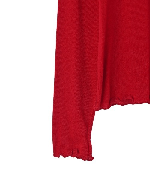 ニット セーター SHEER TURTLE KNIT(24AW) レディース marjour ニット セーター SHEER TURTLE KNIT(24AW) レディース