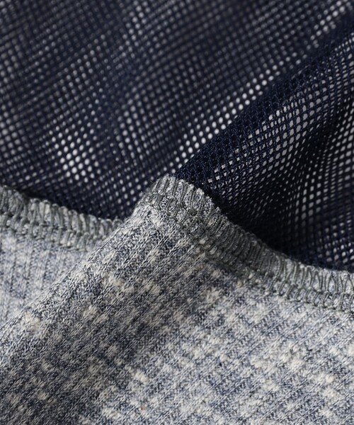 tシャツ maturely / シャンブレー インサイドアウト ロングスリーブ レディース セール】maturely / シャンブレー インサイドアウト ロング