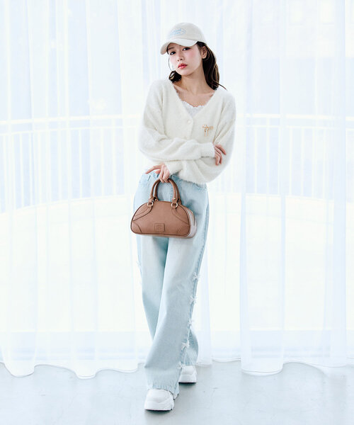 OLIVE des OLIVE(オリーブデオリーブ)の「サイドラインリボンデニムパンツ(その他パンツ・レディース・ピンク/ブルー/サックスブルー・SMALL/MEDIUM)」の14枚目の写真