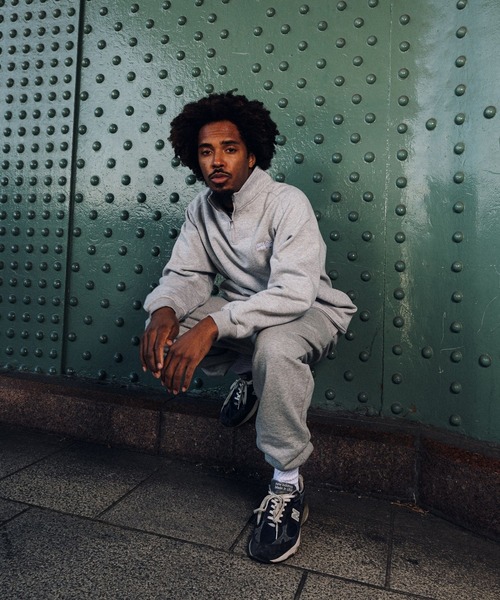 FIRST DOWN（ファーストダウン）の「ハーフジップ スウェット（スウェット・メンズ・ネイビー/ブラック/杢グレー・M/L/XL）」の19枚目の写真