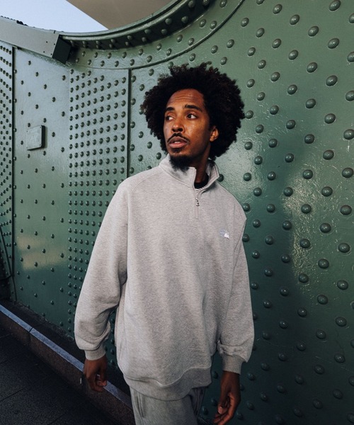 FIRST DOWN（ファーストダウン）の「ハーフジップ スウェット（スウェット・メンズ・ネイビー/ブラック/杢グレー・M/L/XL）」の17枚目の写真