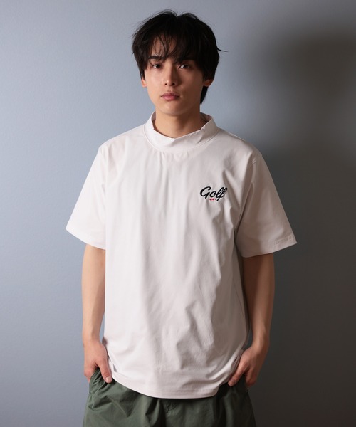ELECTRIC(エレクトリック)の「Electric/エレクトリック 1PT GOLF LG DRY MNECK SST Tシャツ EG25ST01(Tシャツ/カットソー・メンズ・ホワイト/ブラック・L/M/S)」の3枚目の写真
