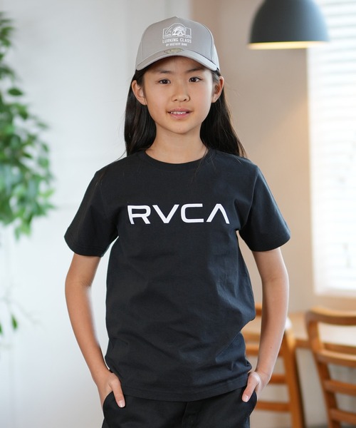 RVCA(���[�J)��RVCA/���[�J KIDS DAY DREAM RVCA ST �L�b�Y T�V���c BF045-P21(T�V���c/�J�b�g�\�[)