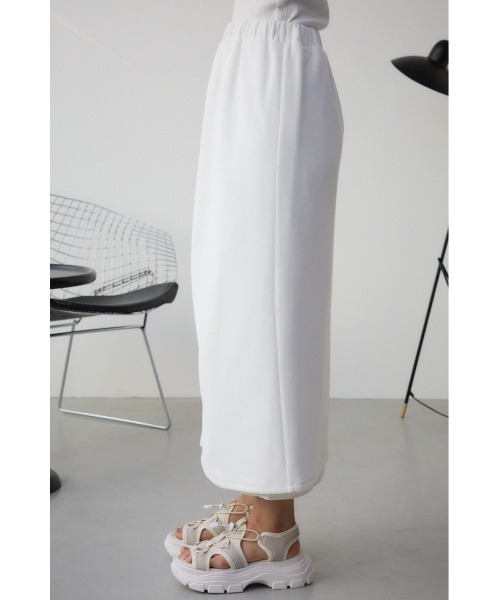 AZUL by moussy(アズールバイマウジー)の「フハクデザインドッキングスカート(スカート・レディース・アイボリー/ブラック/ベージュ・SMALL/MEDIUM)」の8枚目の写真