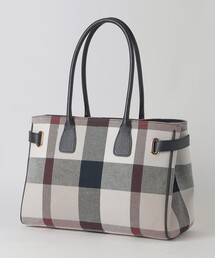 BLUE LABEL CRESTBRIDGE | クレストブリッジチェックキャンバスハトメトート(トートバッグ)