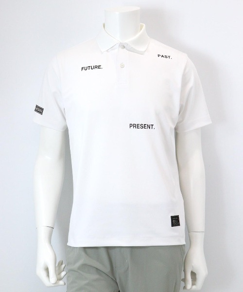 archivio（アルチビオ）の「<MENS>ワードロゴ冷感ポロシャツ（ポロシャツ・メンズ・グレー/ネイビー/レッド/ホワイト・M/L/LL）」の5枚目の写真
