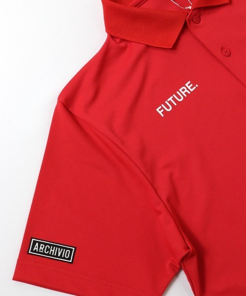 archivio（アルチビオ）の「<MENS>ワードロゴ冷感ポロシャツ（ポロシャツ・メンズ・グレー/ネイビー/レッド/ホワイト・M/L/LL）」の10枚目の写真