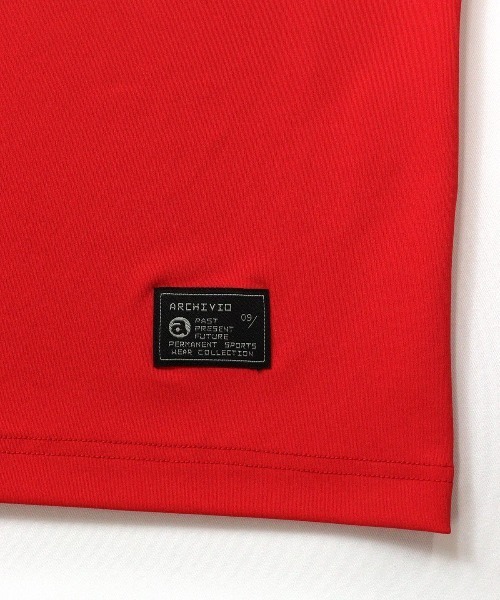archivio（アルチビオ）の「<MENS>ワードロゴ冷感ポロシャツ（ポロシャツ・メンズ・グレー/ネイビー/レッド/ホワイト・M/L/LL）」の12枚目の写真