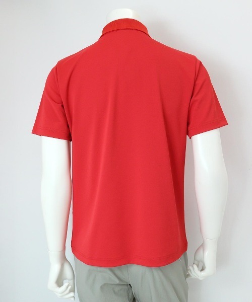 archivio（アルチビオ）の「<MENS>ワードロゴ冷感ポロシャツ（ポロシャツ・メンズ・グレー/ネイビー/レッド/ホワイト・M/L/LL）」の7枚目の写真