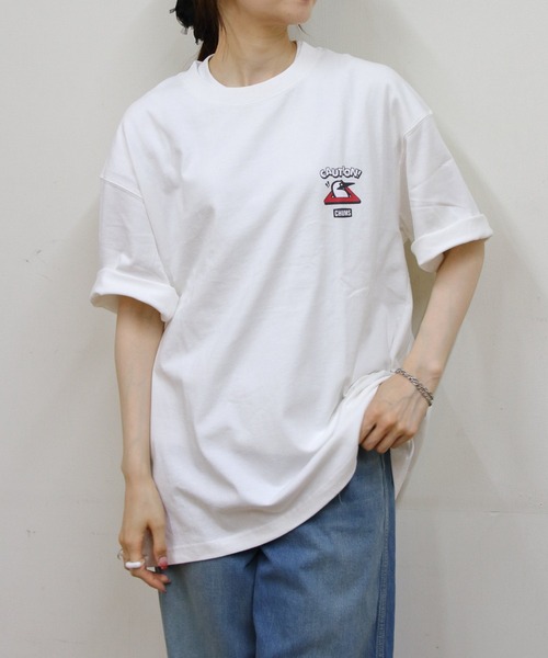 CHUMS(チャムス)の「CHUMS/チャムス ブービーバードTEE I'm A Booby Bird T-Shirt(Tシャツ/カットソー・レディース・ターコイズブルー/ホワイト/ネイビー・L/XL/M)」の20枚目の写真