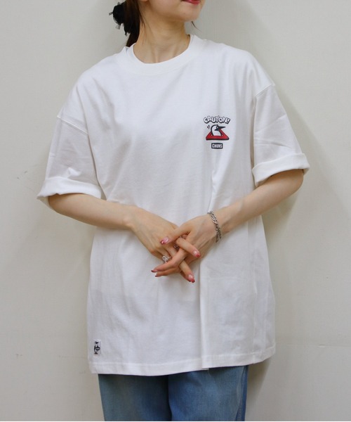 CHUMS(チャムス)の「CHUMS/チャムス ブービーバードTEE I'm A Booby Bird T-Shirt(Tシャツ/カットソー・レディース・ターコイズブルー/ホワイト/ネイビー・L/XL/M)」の21枚目の写真