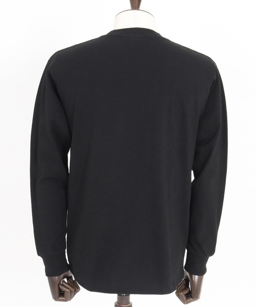 wjk reluxe(ダブルジェーケーリラックス)の「mlt5079-college arch logo print long sleeve tee ロンT(Tシャツ/カットソー・メンズ・ネイビー/ホワイト/ブラック・M/L/XL/S)」の16枚目の写真