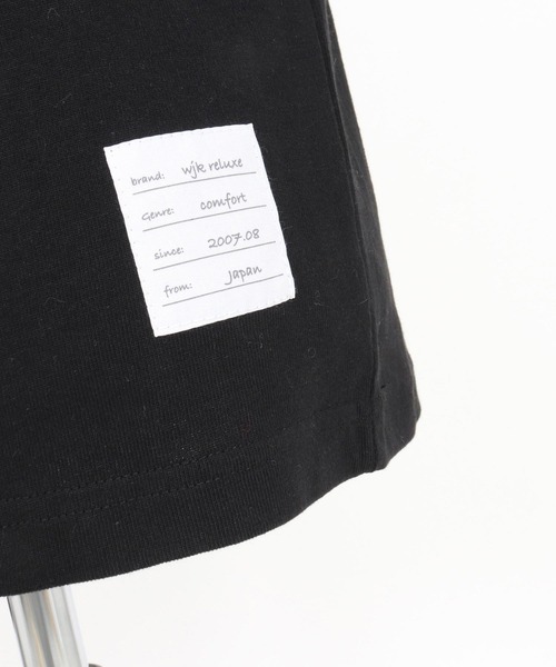 wjk reluxe(ダブルジェーケーリラックス)の「mlt5079-college arch logo print long sleeve tee ロンT(Tシャツ/カットソー・メンズ・ネイビー/ホワイト/ブラック・M/L/XL/S)」の19枚目の写真