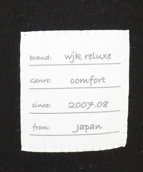 wjk reluxe(ダブルジェーケーリラックス)の「mlt5079-college arch logo print long sleeve tee ロンT(Tシャツ/カットソー・メンズ・ネイビー/ホワイト/ブラック・M/L/XL/S)」の20枚目の写真