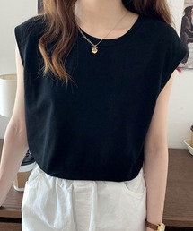 【すっきり上品】フレンチスリーブTシャツ