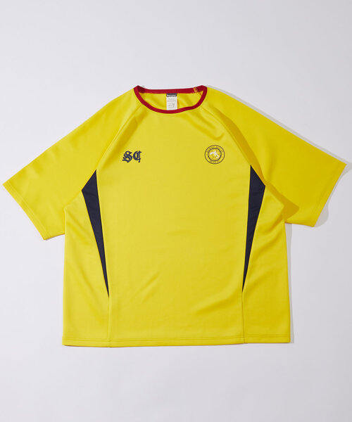 Sourcream（サワークリーム）の「【Sourcream/サワークリーム】サッカーゲームシャツ（Tシャツ/カットソー・レディース・グリーン/ボルドー/ネイビー/イエロー・FREE）」の3枚目の写真