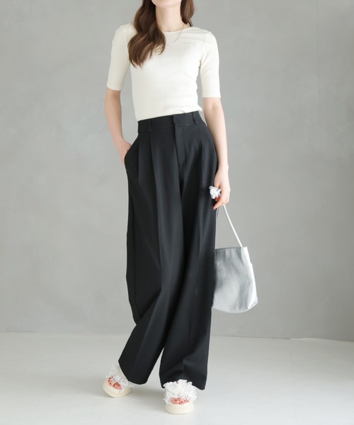 VIVIAN（ヴィヴィアン）の「シアークロスフリル厚底ストラップサンダル（サンダル・レディース・ブラック/グレー/アイボリー/ネイビー/ダークブラウン/クリアブラック/ライトグレー/ピンク・LL/S/M/L/SS）」の21枚目の写真